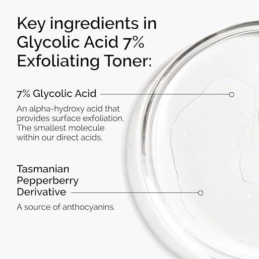 The Ordinary Glycolic Acid 7% Exfoliating Toner, Brightening and Smoothing Daily Toner for More Even-Looking Skin Tone - Image 5