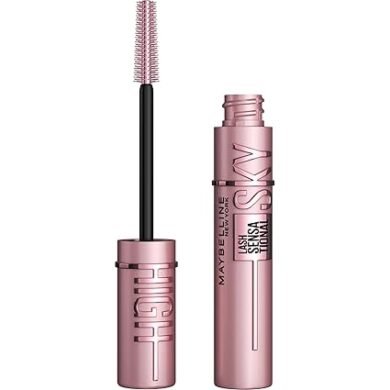 Maybelline Lash Sensational Sky High Washable Mascara Makeup, Volumizing, Lengthening, Defining, Curling, Multiplying, Buildable Formula, Blackest Black, 1 Count