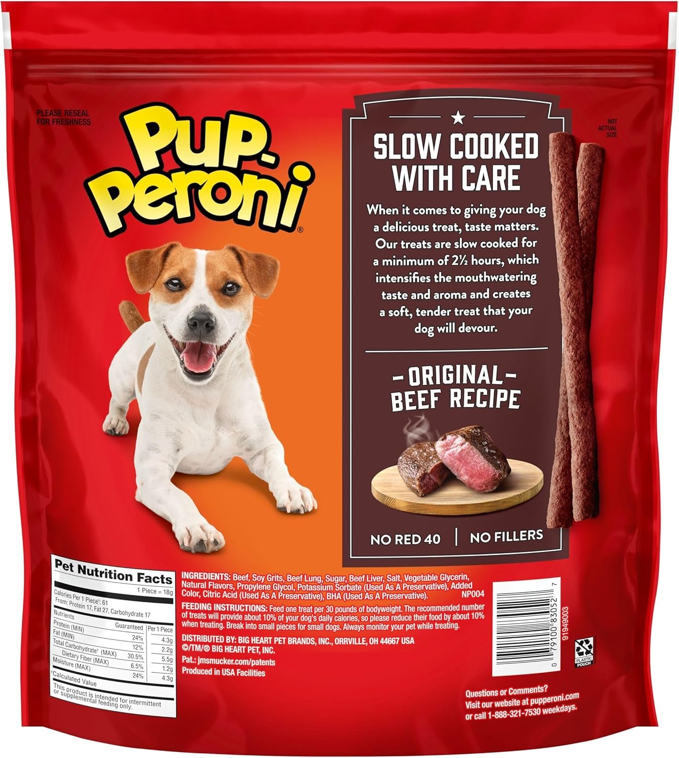 Pup-Peroni Dog Treats, Original Beef Flavor, 38 Ounce, Made with Real Beef - Image 3