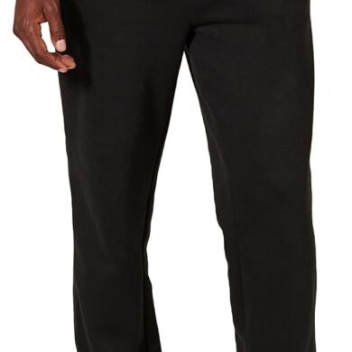 Amazon Essentials Men's Fleece Open Bottom Sweatpant (Available in Big & Tall)