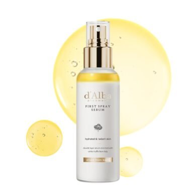 D'alba Piedmont Italian White Truffle First Spray Serum, Vegan Skin Care, Light-weight Face Moisturizer, Glow Serum for Radiant Skin, Non Comedogenic, All In One Mist, Korean Skin Care (3.38 fl oz.)