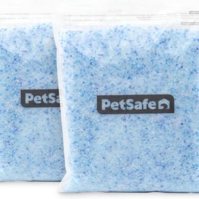 PetSafe ScoopFree Premium Crystal Cat Litter - Outperforms Clay Litter - Refill Packs - Reusable Tray Compatible - Fresh Scent - 4.3 lb Bags - 2 Pack