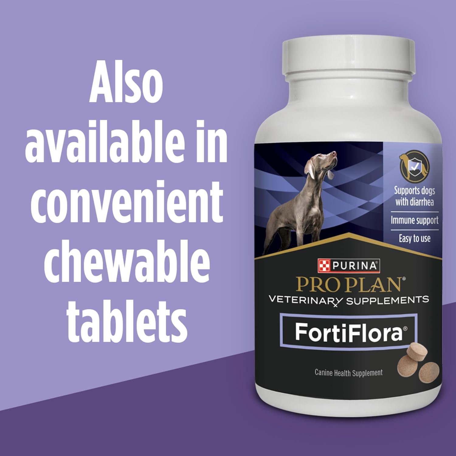 Purina Pro Plan Veterinary Supplements FortiFlora Canine Probiotics for Dogs, Helps Digestive Gut Health and Diarrhea - 30 ct. Box - Image 2