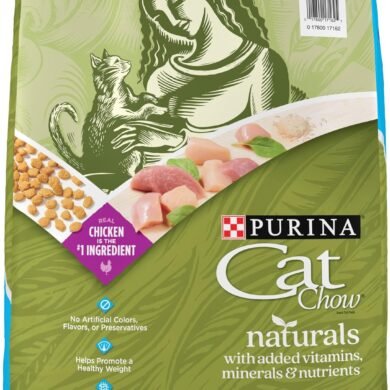 Purina Cat Chow Hairball, Healthy Weight, Indoor, Natural Dry Cat Food, Naturals Indoor - 13 lb. Bag