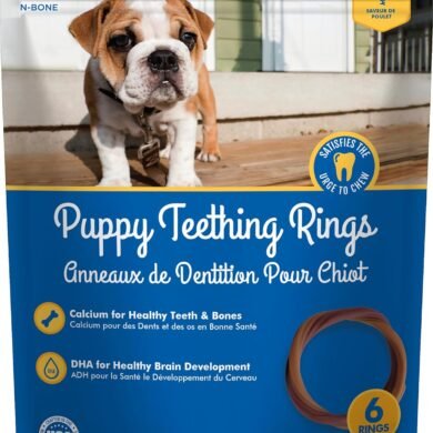 N-Bone Puppy Teething Ring Chicken Flavor (1 Pack Of 6 Rings) (113048)