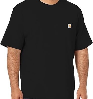 Carhartt Mens Loose Fit Heavyweight Short-Sleeve Pocket T-Shirt (Also Available in Big & Tall)