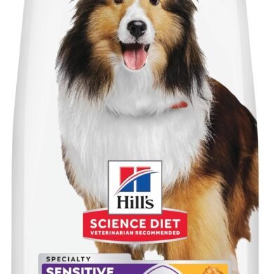 Hill's Science Diet Sensitive Stomach & Skin, Adult 1-6, Stomach & Skin Sensitivity Support, Dry Dog Food, Chicken Recipe, 30 lb Bag