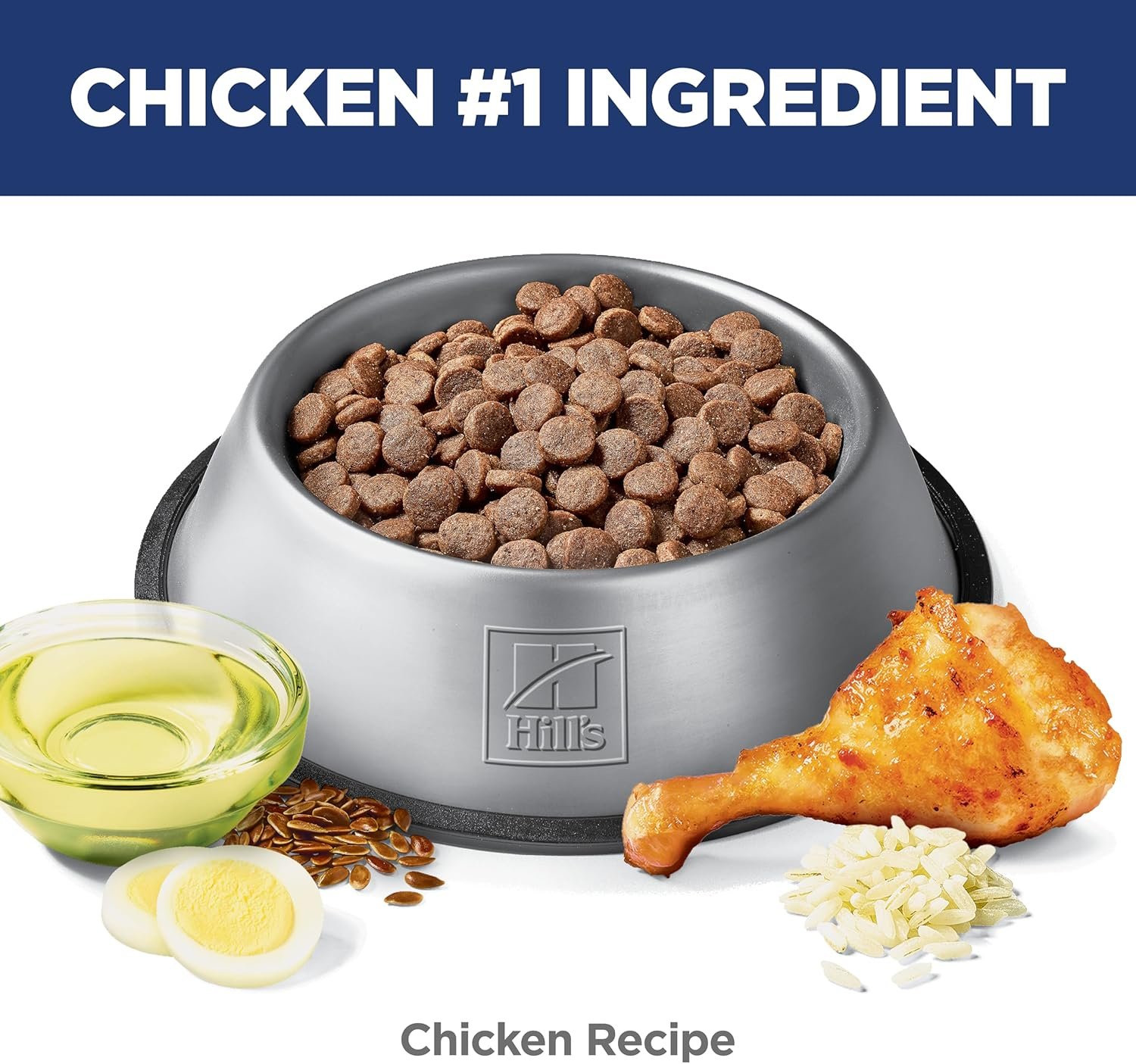 Hill's Science Diet Sensitive Stomach & Skin, Adult 1-6, Stomach & Skin Sensitivity Support, Dry Dog Food, Chicken Recipe, 30 lb Bag - Image 4