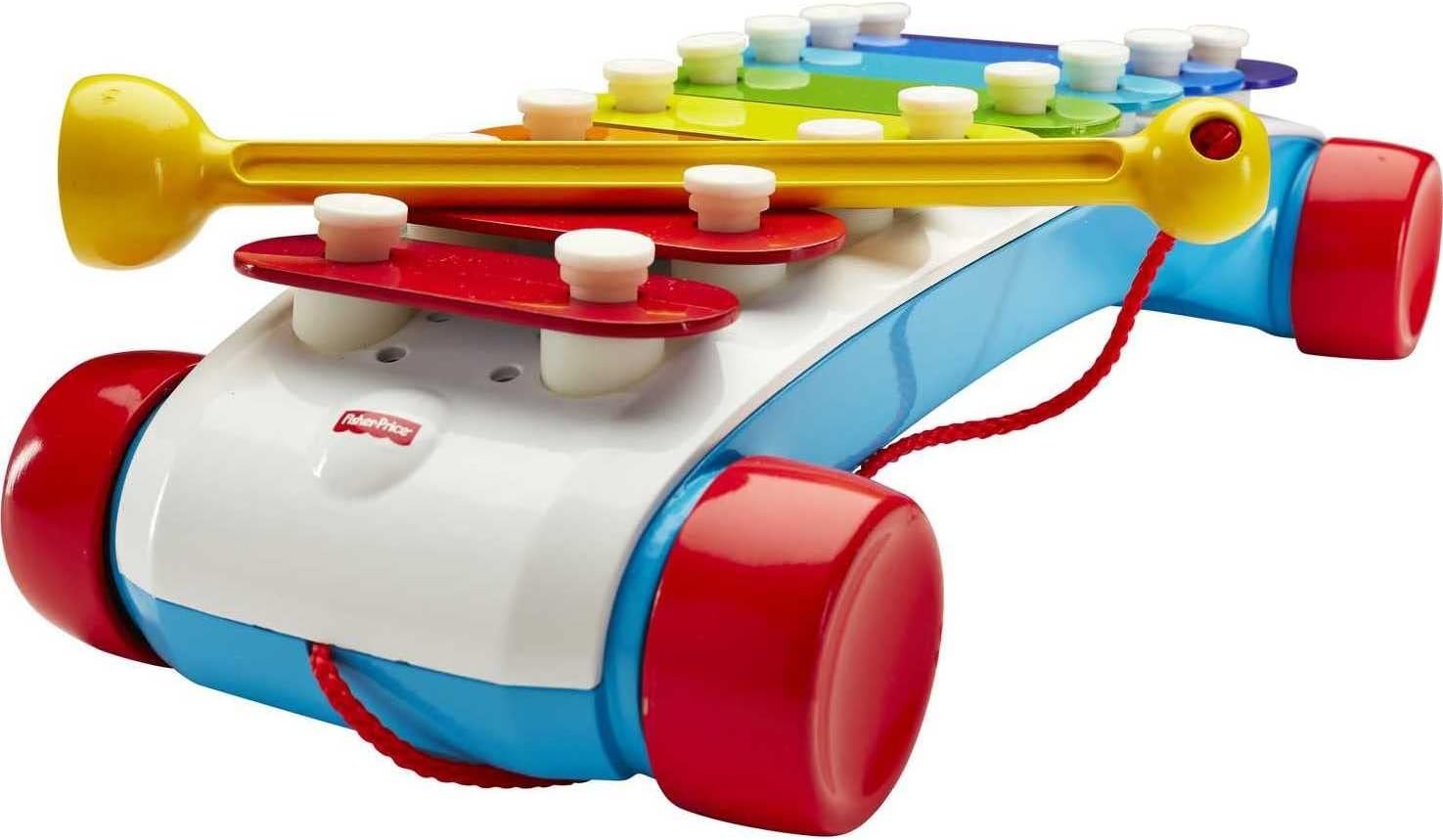 Fisher-Price Toddler Pull Toy, Classic Xylophone Pretend Musical Instrument with Mallet for Preschool Kids Ages 18+ Months - Image 5