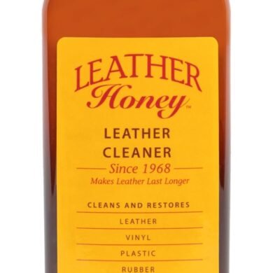Leather Honey Leather Cleaner: Non-Toxic Leather Care Made in the USA Since 1968. Deep Cleans Leather, Faux & Vinyl - Couches, Car Seats, Purses, Tack, Shoes & Bags. Safe Any Colors & White Leather