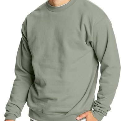 Hanes Men's Sweatshirt, EcoSmart Fleece Crewneck Sweatshirt, Big & Tall Available, 1 or 2-Pack