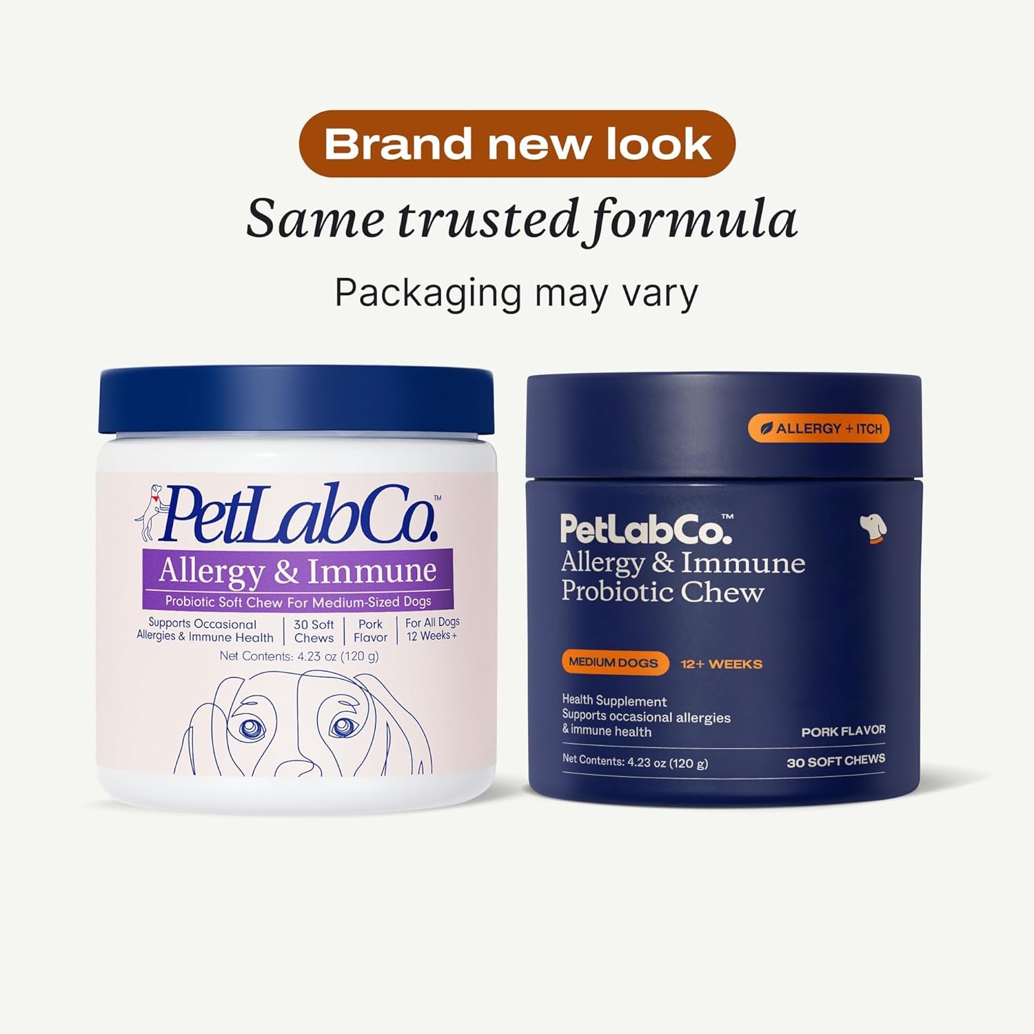 PetLab Co. Allergy & Immune Daily Probiotics for Dogs. Supports Yeast Production, Seasonal Allergies, Intermittent Itchiness, Gut & Digestive Health for Medium Size Dogs, Packaging May Vary - Image 2