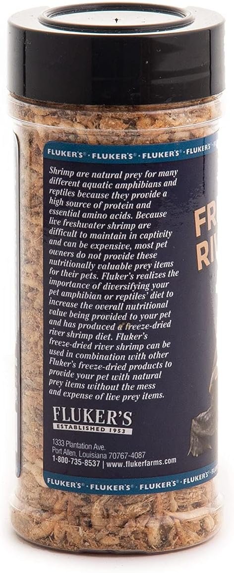 Fluker's Freeze Dried River Shrimp, Nutrient-Packed, Ideal for Lizards, Reptiles, Birds, Fish, Hedgehogs, 1 Oz - Image 3