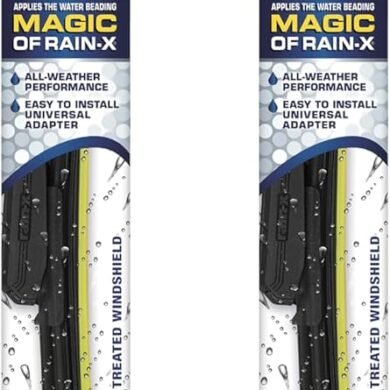 Rain-X 810165 Latitude 2-In-1 Water Repellent Wiper Blades, 22 Inch Windshield Wipers (Pack Of 2), Automotive Replacement Windshield Wiper Blades With Patented Rain-X Water Repellency Formula