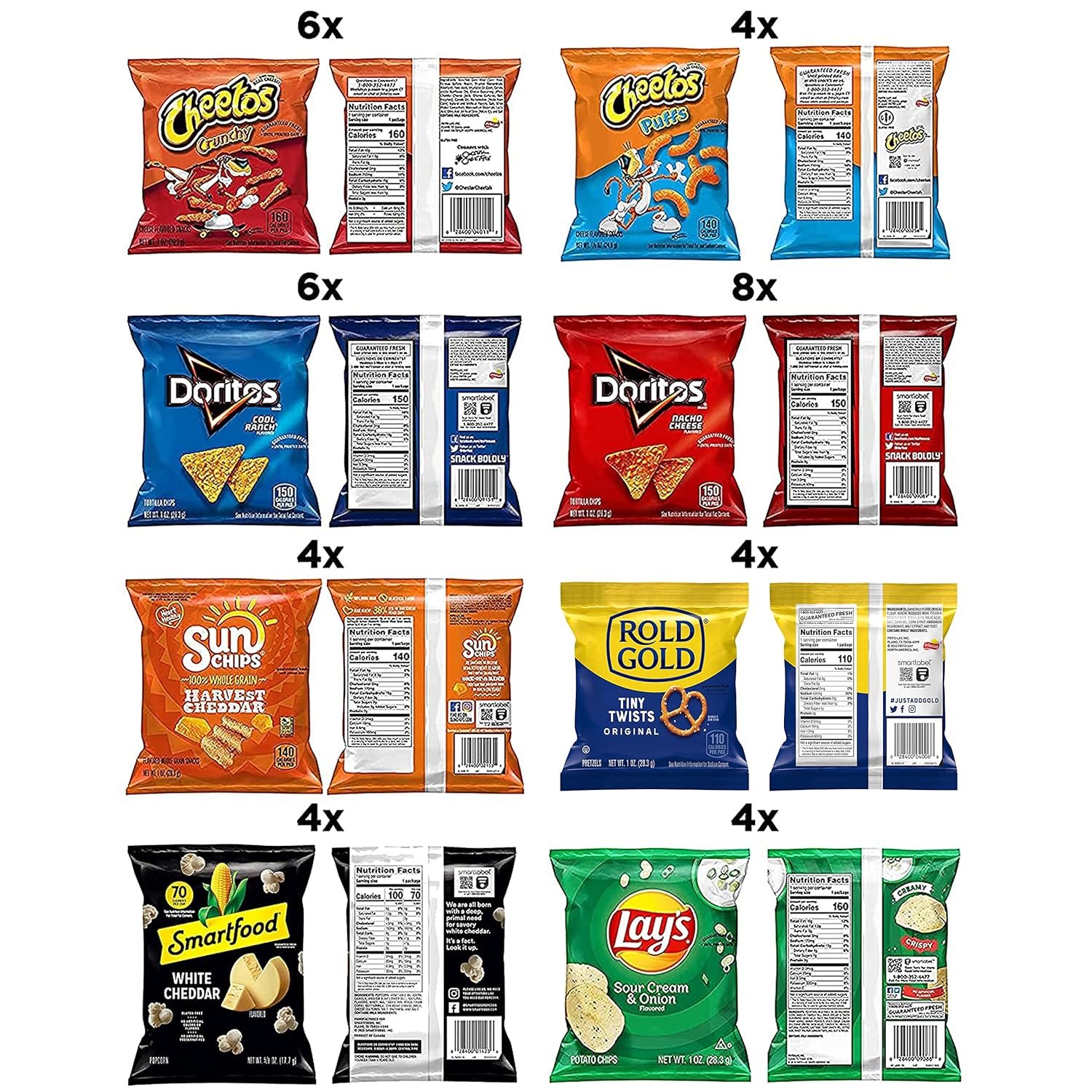 Frito-Lay Fun Times Mix Variety Pack, 2.37 Pounds, (Pack of 40) - Image 2