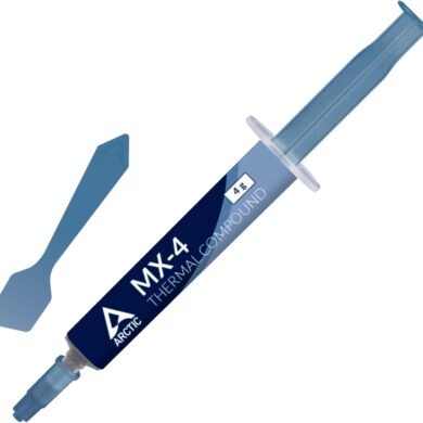 ARCTIC MX-4 (incl. Spatula, 4 g) - Premium Performance Thermal Paste for All Processors (CPU, GPU - PC), Very high Thermal Conductivity, Long Durability, Safe Application