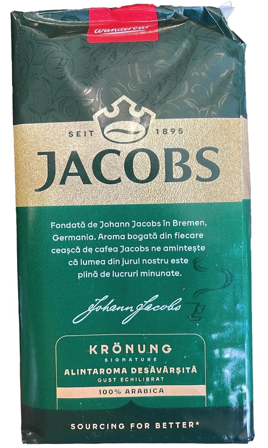 Jacobs Kronung Ground Coffee 500 Gram / 17.6 Ounce (Pack of 3) - Image 4